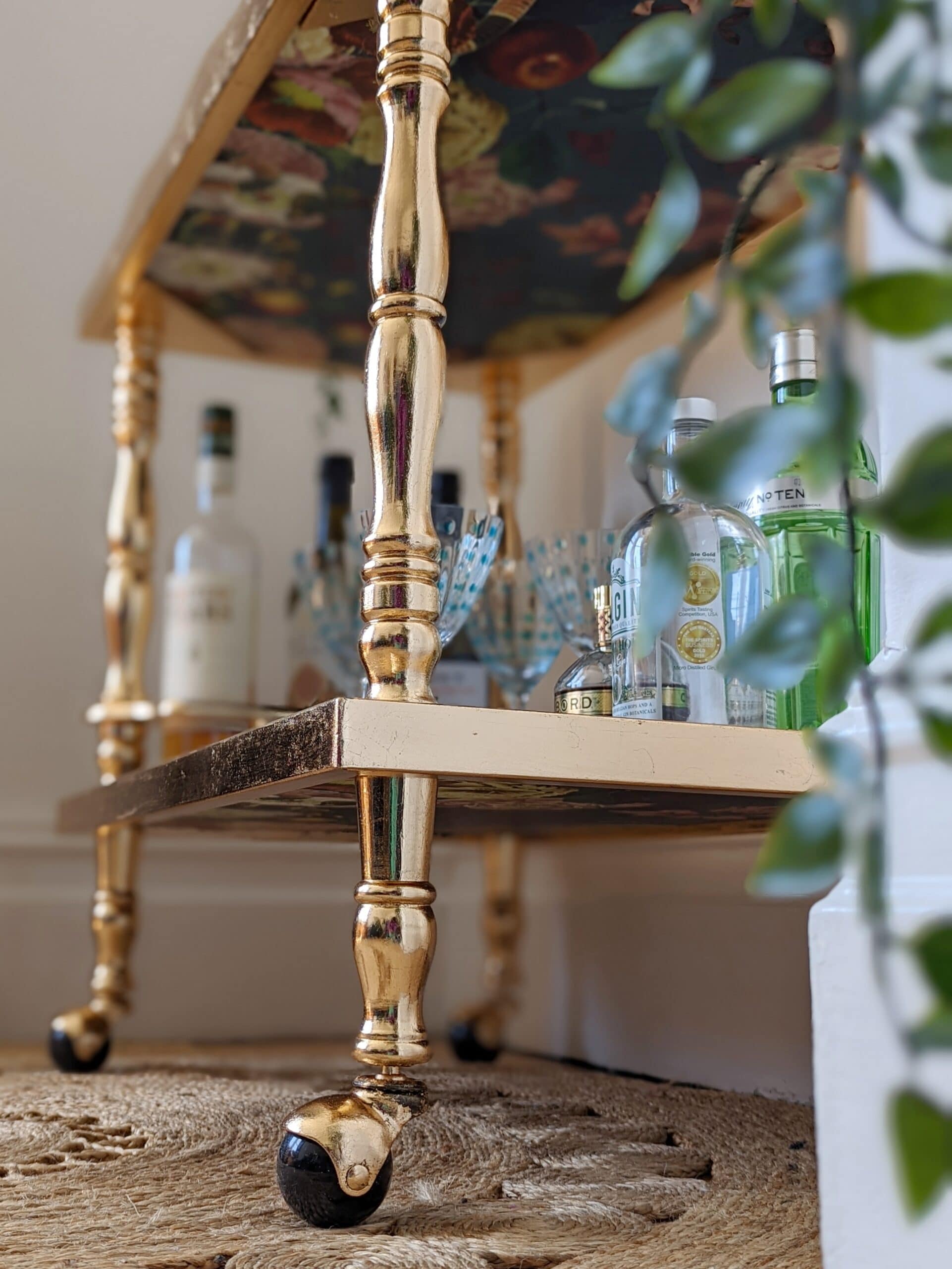 Eve | Gold Drinks Trolley - Image 6